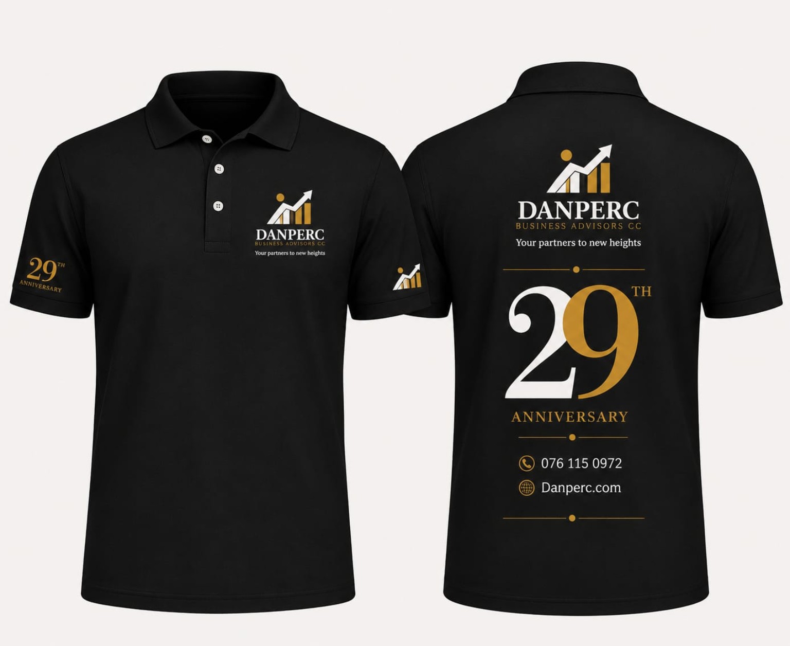 Danperc 29th anniversary shirts