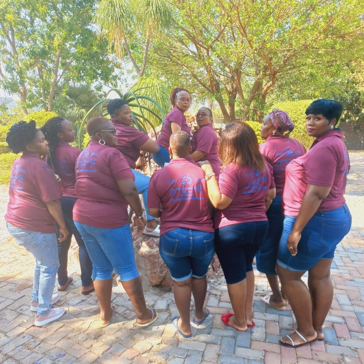Danperc team celebrating together